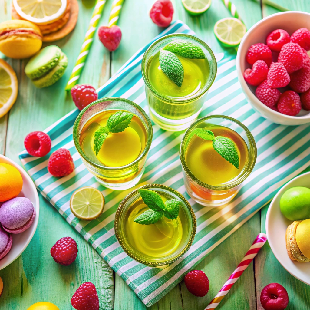 How to Make a Refreshing Non-Alcoholic Green Tea Shot at Home