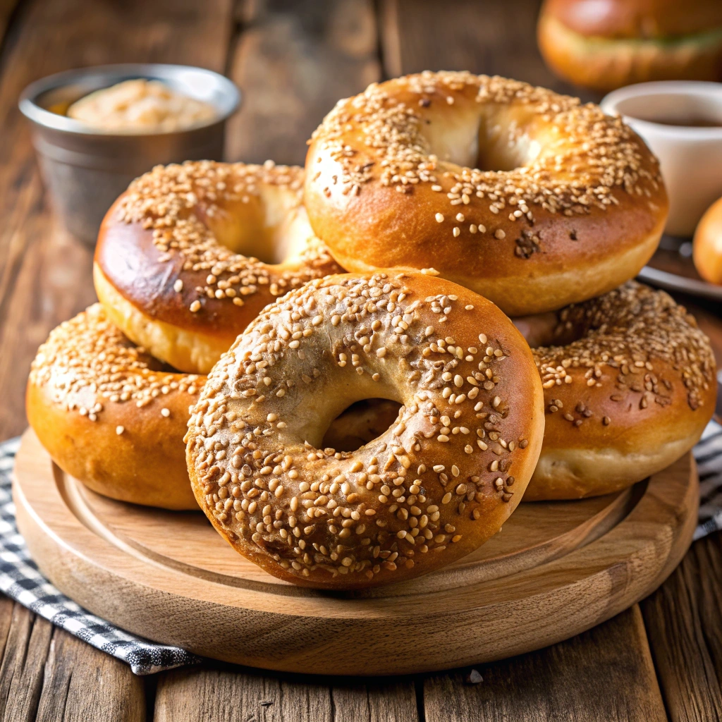 Sourdough Bagels