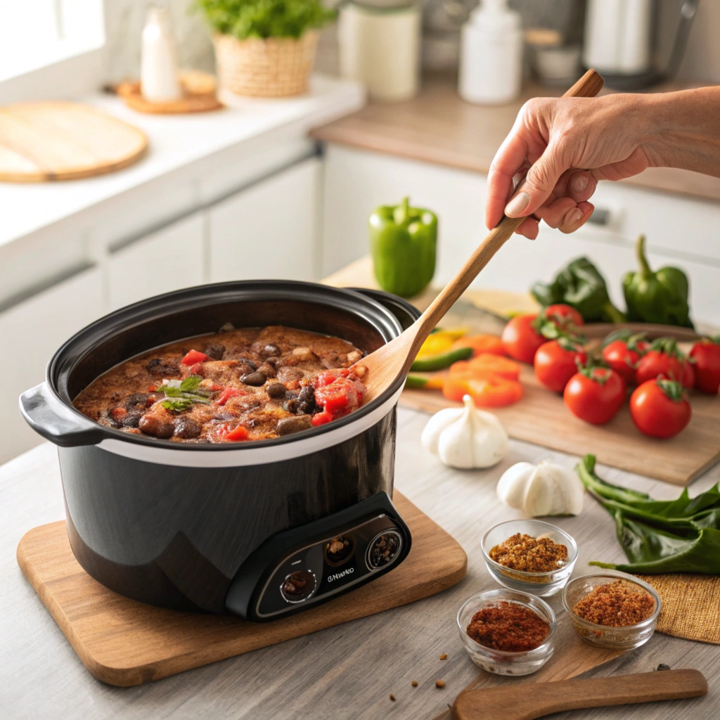Slow Cooker Taco Soup Recipe