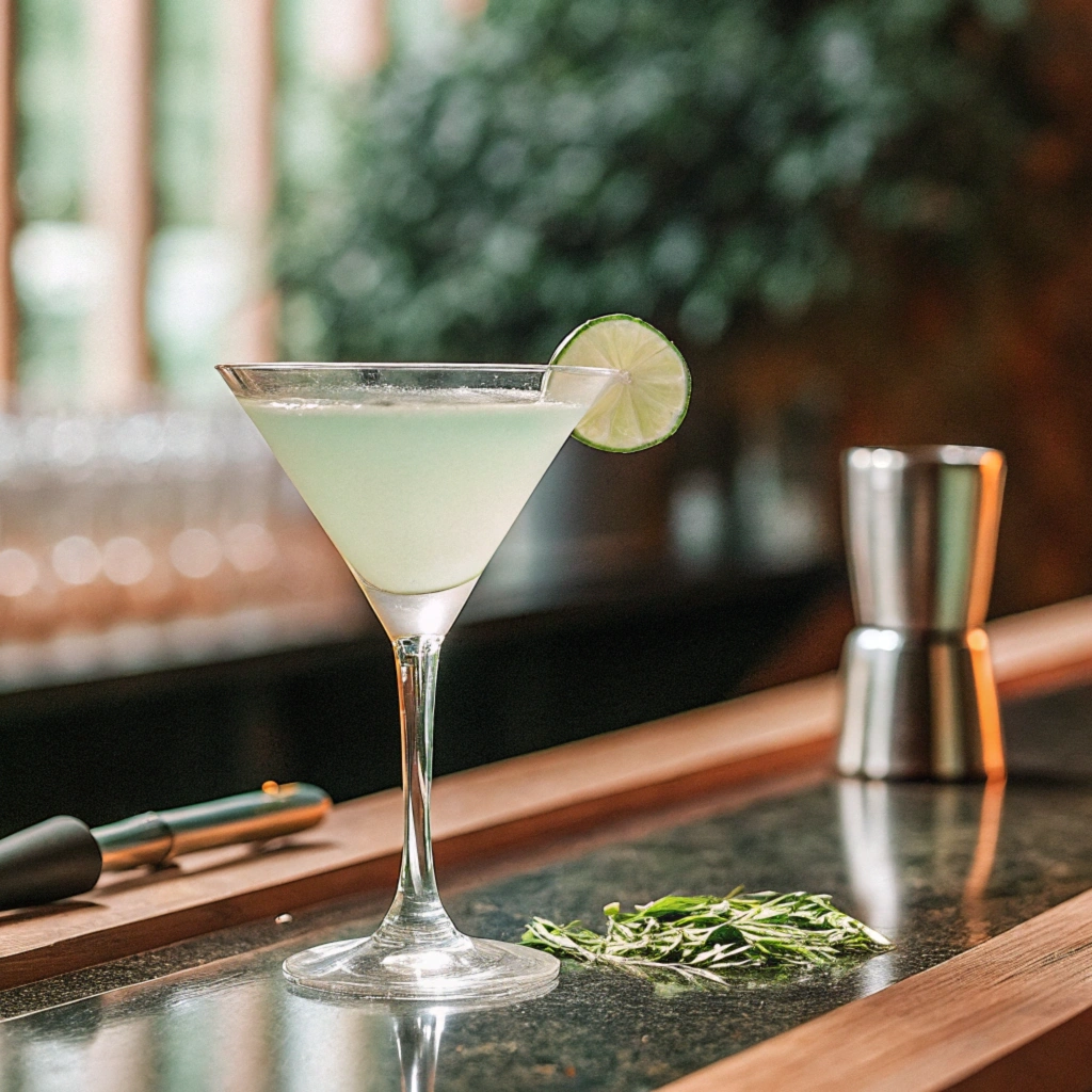 What alcohol goes with green tea