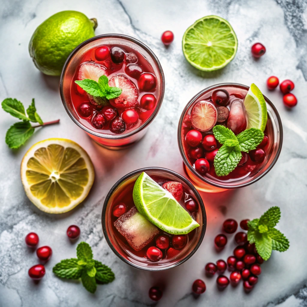 Crown Royal and cranberry juice