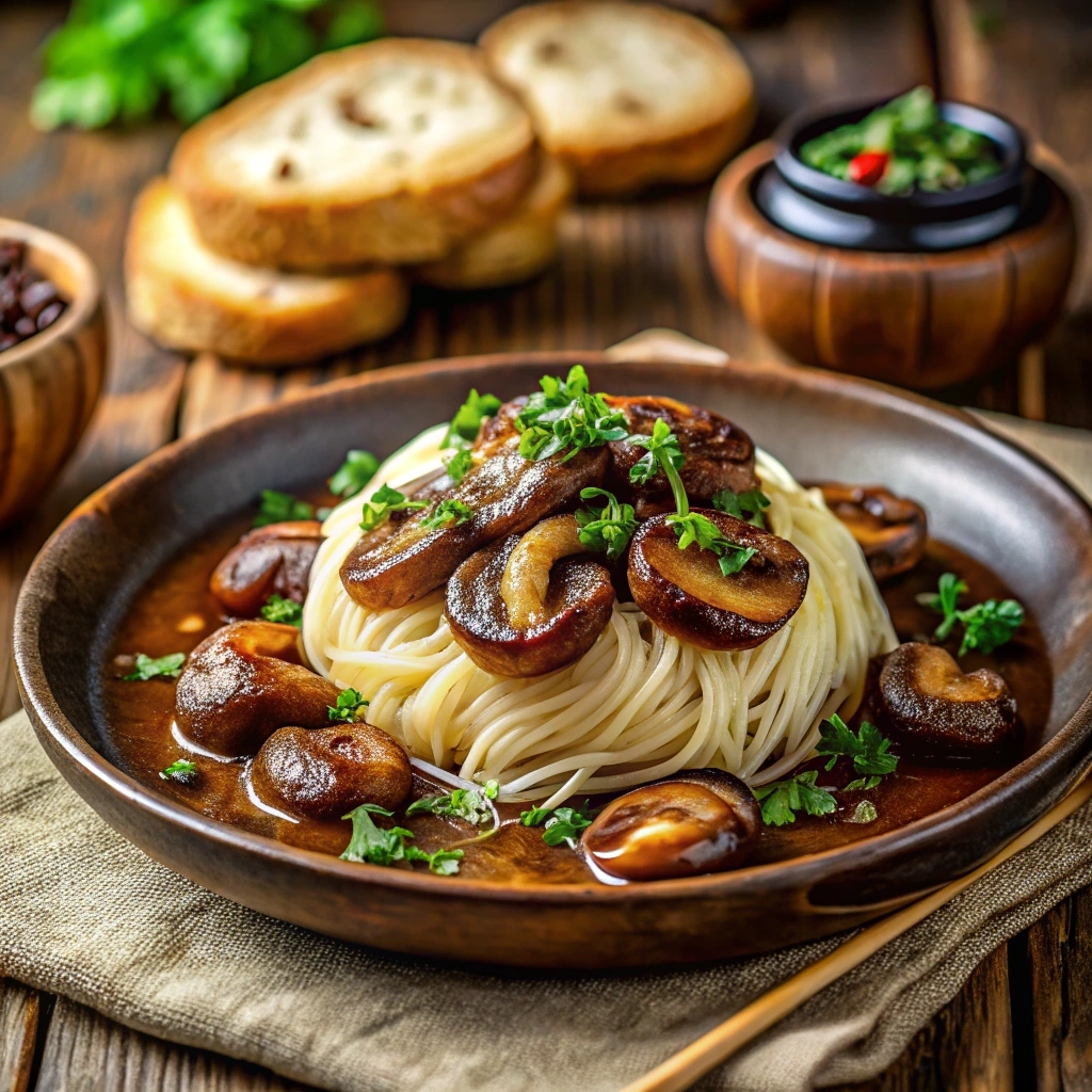 Healthy Lion's Mane Mushroom Pasta Recipe