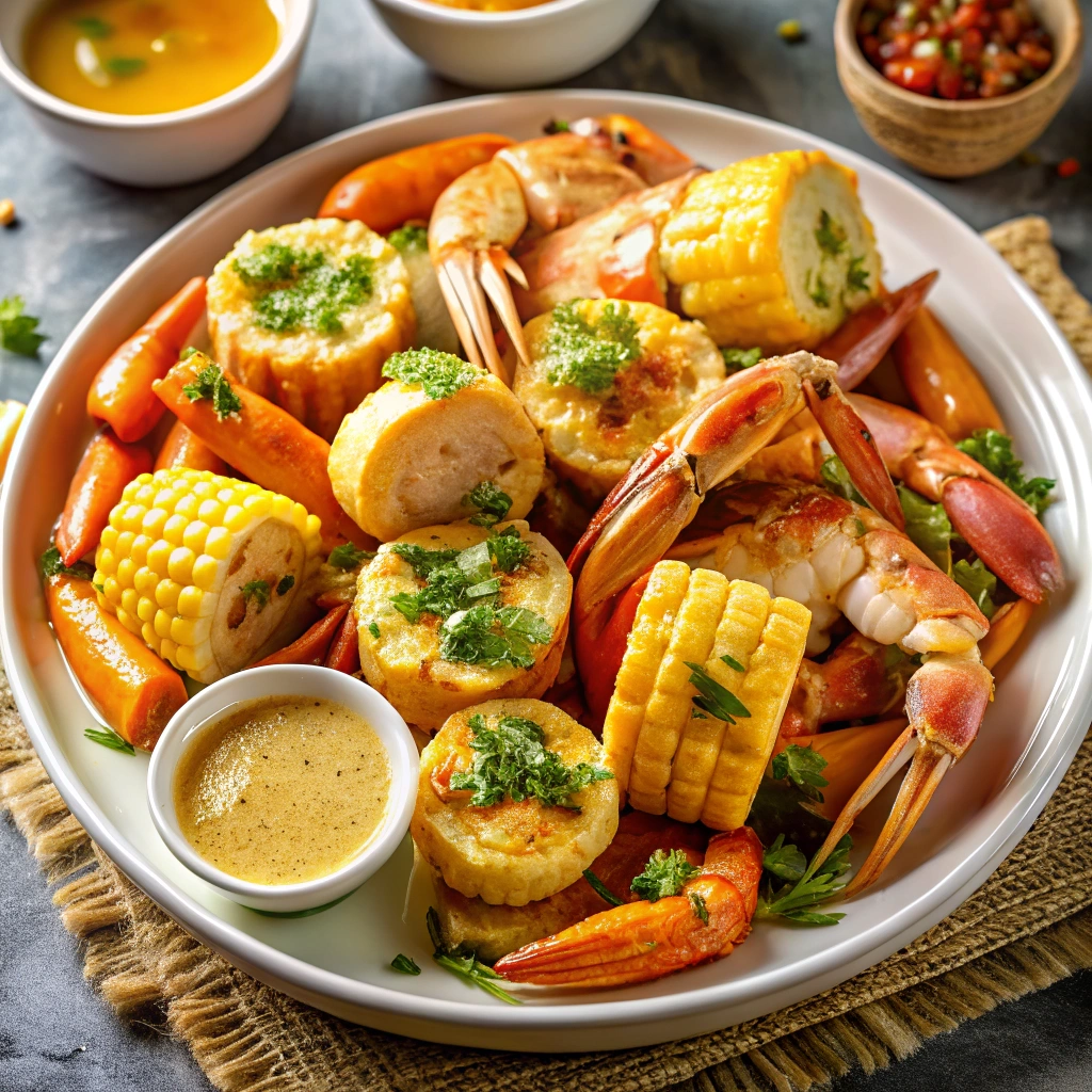 Seafood boil sauce and seasoning ingredients
