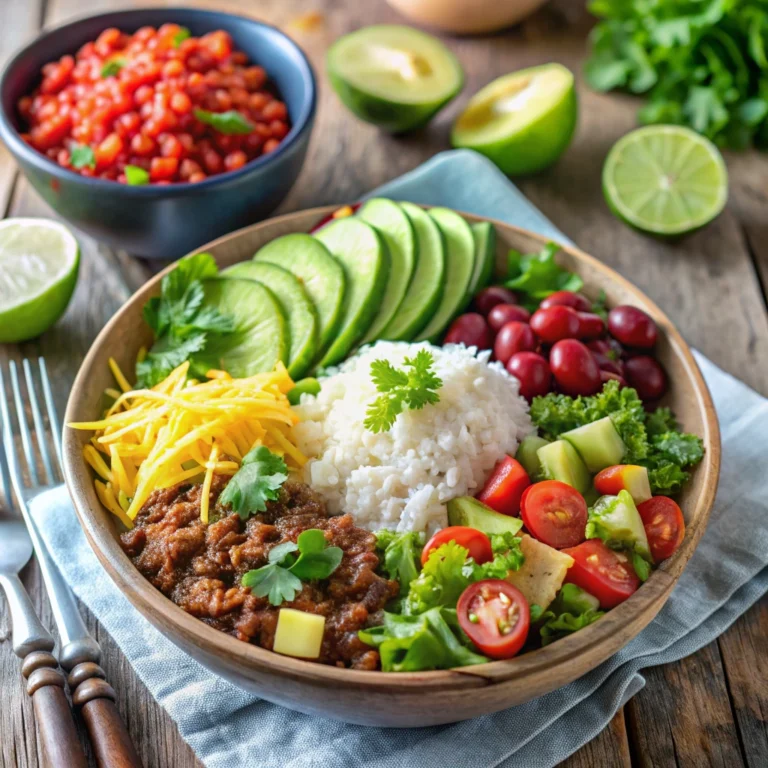 Taco Bowl Components