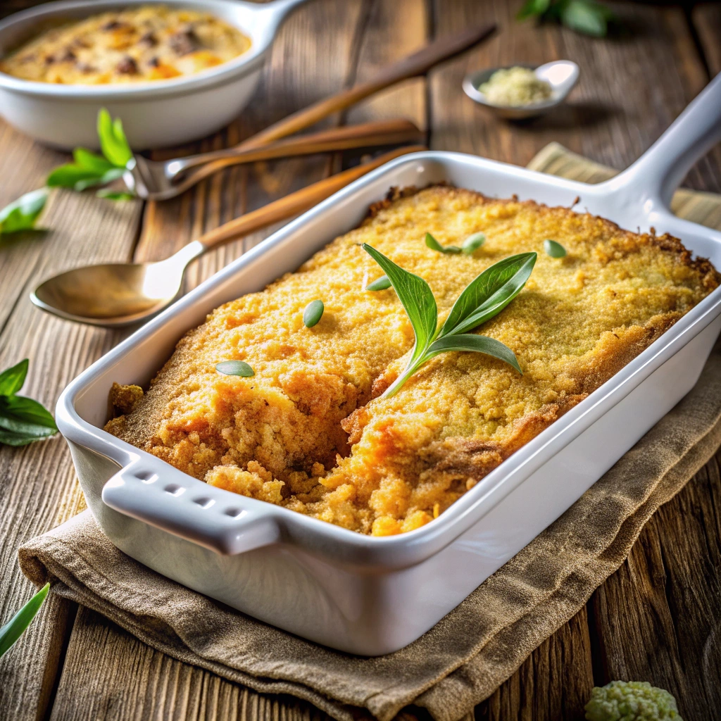 What Is Chicken Traditional Dressing Made Of