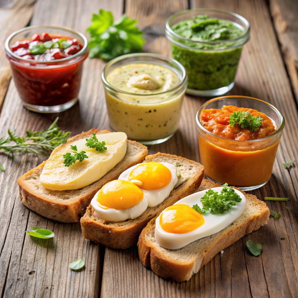 what sauce goes with eggs on toast